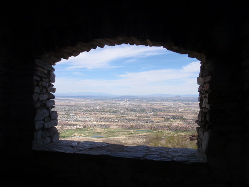 View of Phoenix from South Mountain Park.